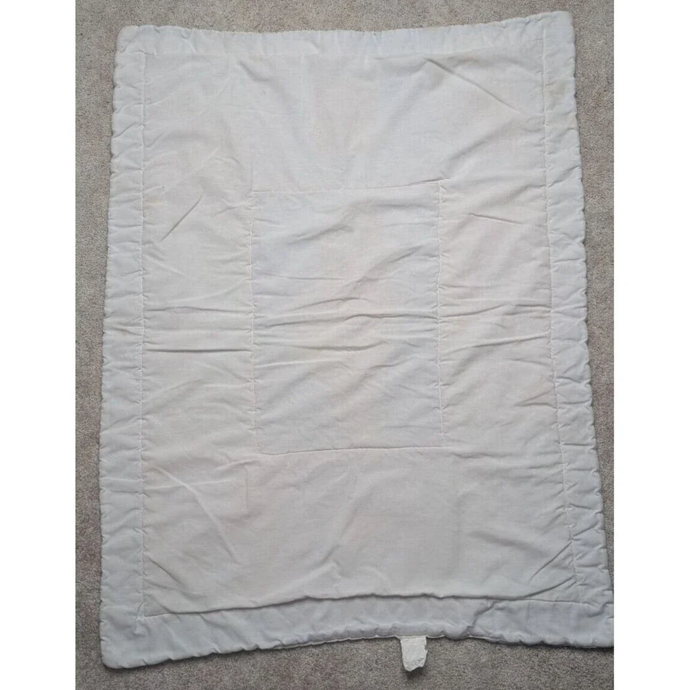 Winnie The Pooh Letters Tigger Piglet Eeyore Gingham Crib Comforter Blanket READ
